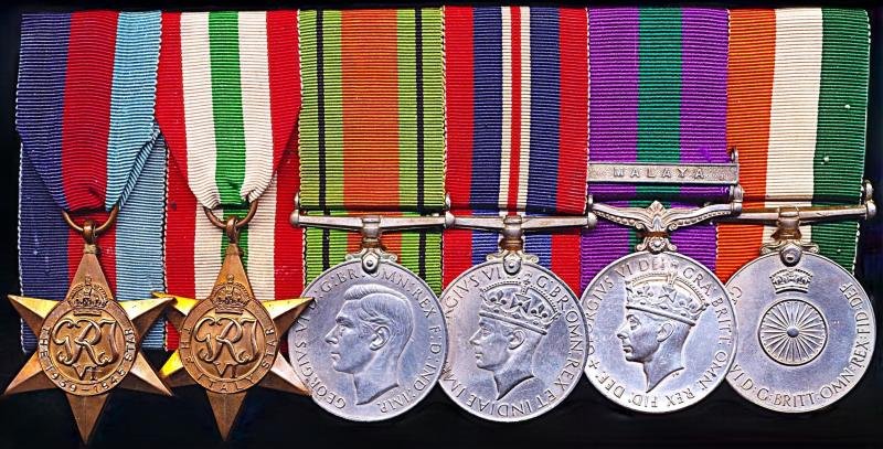A Second World War 'Monte Cassino' Casualty, Indian Independence & Malaya Emergency medal group of 6: Rifleman Dhanjit Gurung 1st Battalion 2nd King Edward VII's Own Gurkha Rifles (The Sirmoor Rifles) — image 2