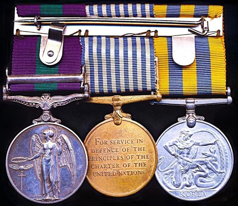 A Korean War '1950-51' Service & Cyprus Emergency medal group of 3: Staff Quartermaster Sergeant Roy Stewart Boag, Royal Army Pay Corps, late 1st Battalion Middlesex Regiment — image 2