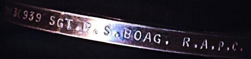 A Korean War '1950-51' Service & Cyprus Emergency medal group of 3: Staff Quartermaster Sergeant Roy Stewart Boag, Royal Army Pay Corps, late 1st Battalion Middlesex Regiment — image 4