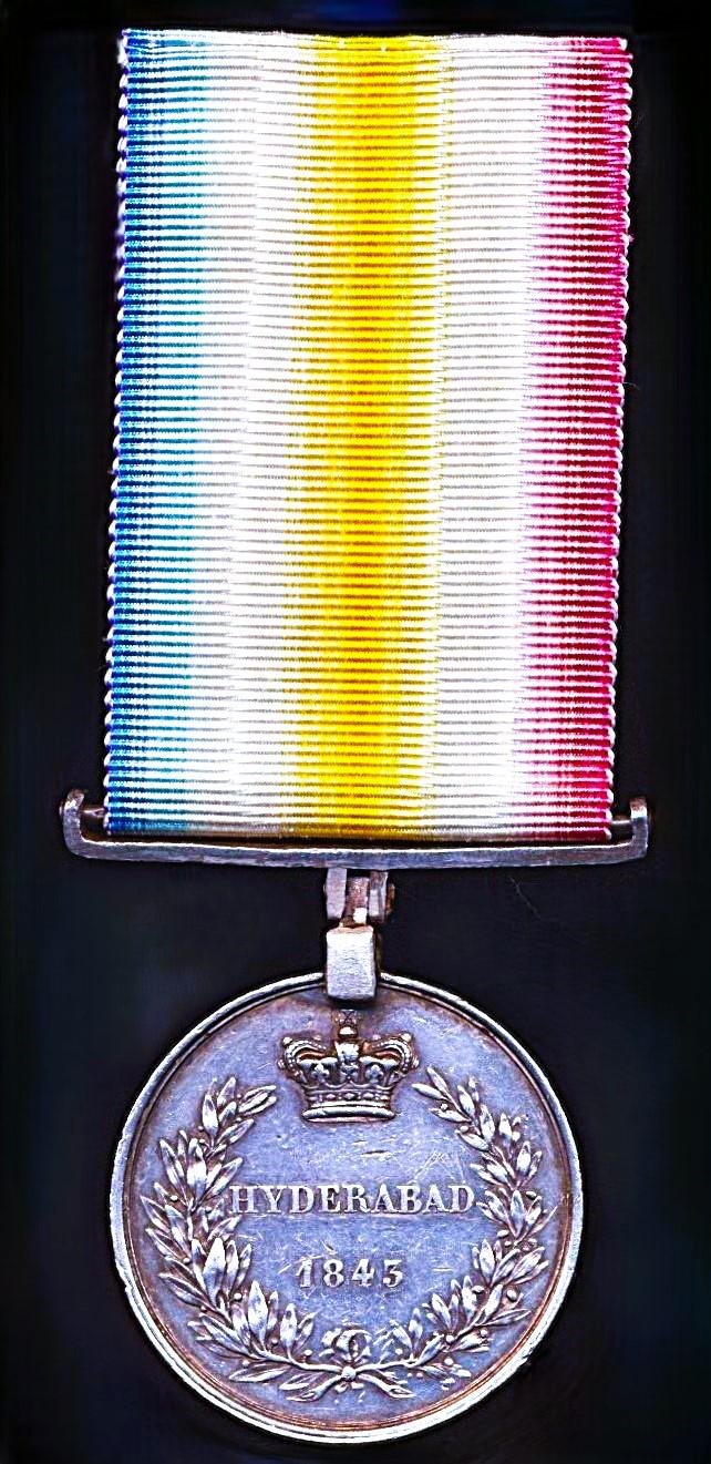 Scinde Medal 1843. With 'Hyderabad 1843' reverse — image 3