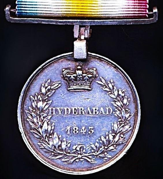 Scinde Medal 1843. With 'Hyderabad 1843' reverse — image 4