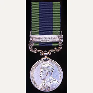India General Service Medal 1908-35. GV 2nd issue, with clasp …