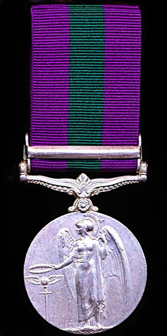 General Service Medal 1918-62. GV first issue with clasp 'Iraq' (Cook Shankar 12-Pioneers.) — image 3