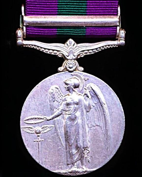 General Service Medal 1918-62. GV first issue with clasp 'Iraq' (Cook Shankar 12-Pioneers.) — image 4
