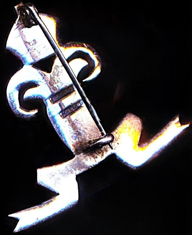 British India: South Waziristan Scouts. British Officer's Silver Cap Badge (c.1930-47) — image 2