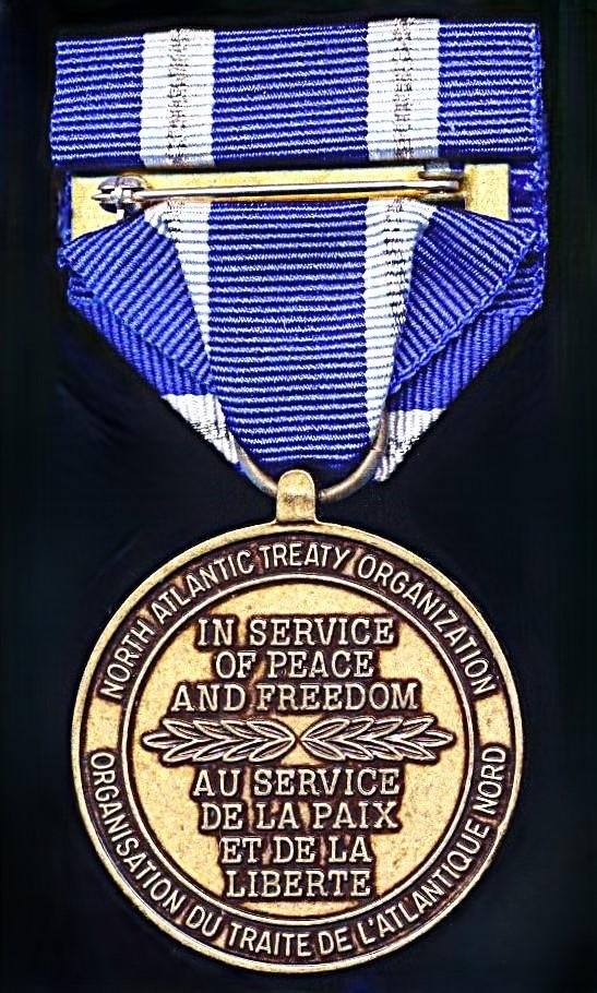 North Atlantic Treaty Organisation (NATO ): Non-Article 5 Medal (2nd type riband) — image 3