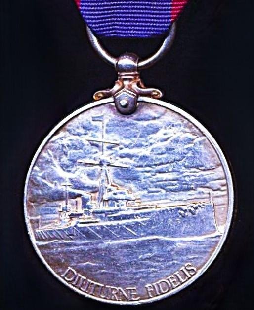 Royal Fleet Reserve Long Service & Good Conduct Medal. GV issue first type (SS-404938 (CH.B. 8616) E. W. Smith. L.Sto. R.F.R.) — image 2