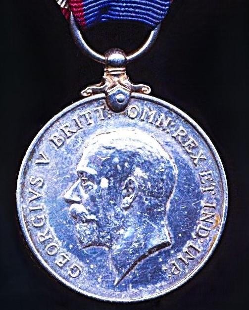 Royal Fleet Reserve Long Service & Good Conduct Medal. GV issue 2nd type with 'Coinage Head' (J.39267 (CH.B. 21017) H. V. Platt. A.B. R.F.R.) — image 2