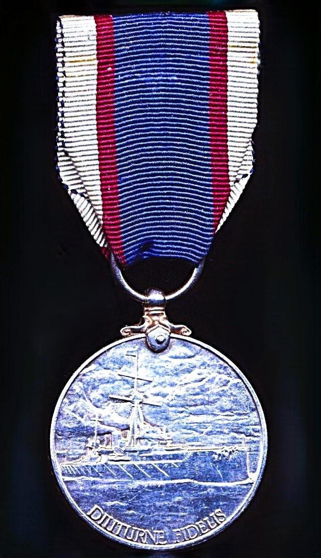 Royal Fleet Reserve Long Service & Good Conduct Medal. GV issue 2nd type with 'Coinage Head' (J.39267 (CH.B. 21017) H. V. Platt. A.B. R.F.R.) — image 3