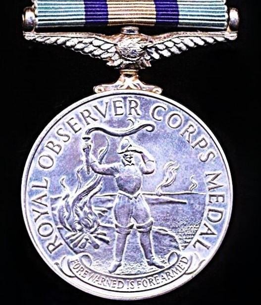 Royal Observer Corps Long Service Medal (Leading Observer D.C.P. Willmer) — image 4