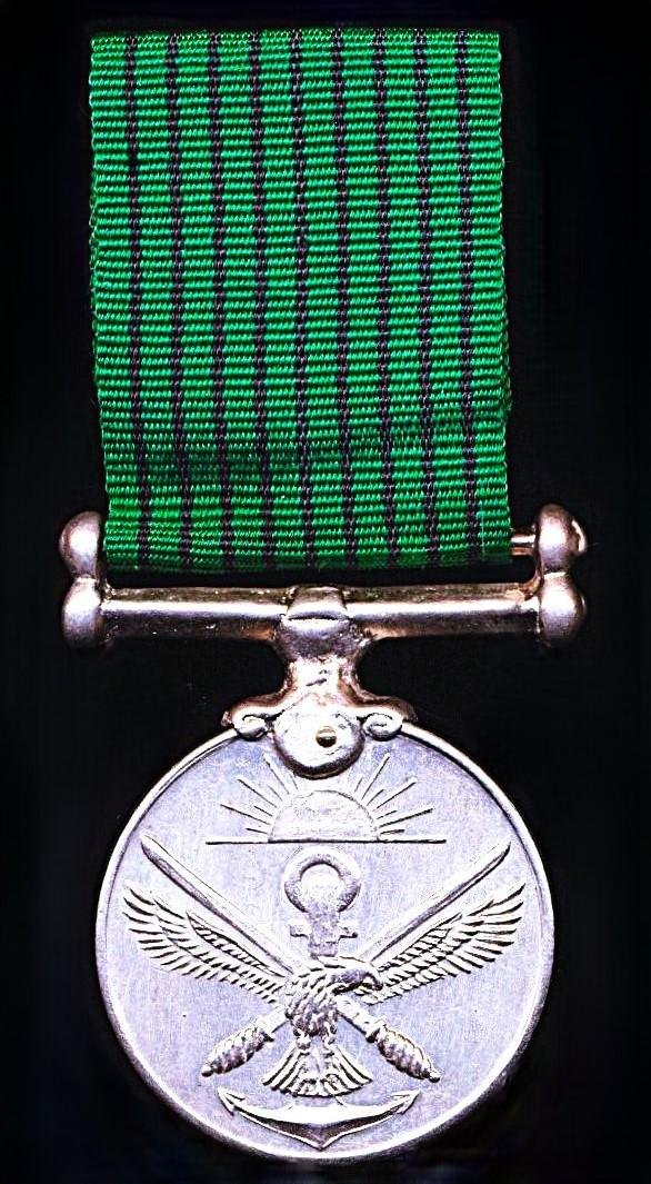 India: Armed Forces 9 Years Long Service Medal (13753015 Hav D K H J&K) — image 3