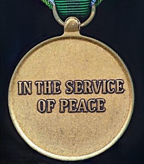 United Nations: Service Medal. With riband for UNMOGIP / UNIPOM (United Nations Military Observer Group in India & Pakistan 1949- / United Nations India Pakistan Observation Mission 1965-1966) — image 4