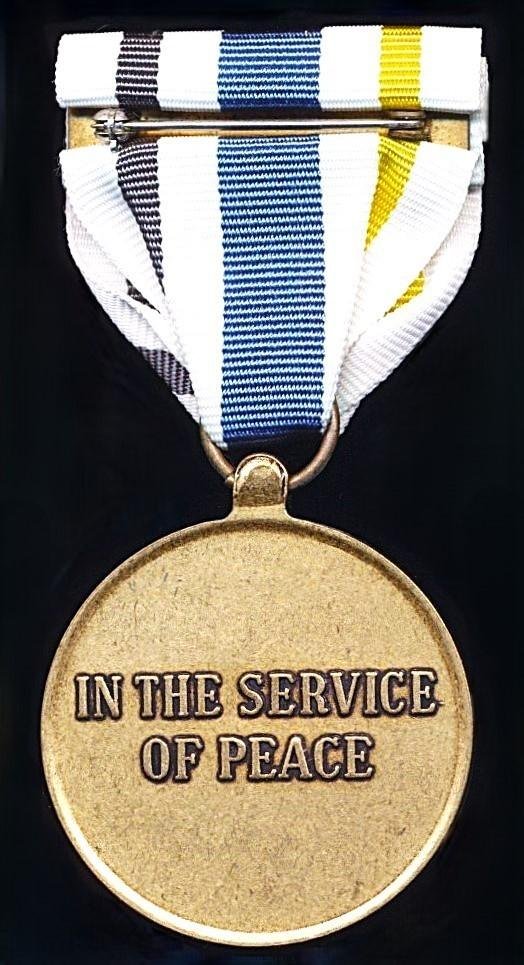 United Nations: Service Medal with UNPSG ribbon for United Nations Police Support Group (Croatia 1998-1999) — image 3