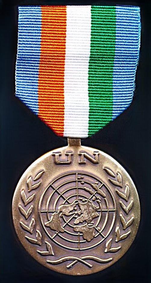 United Nations Medal: MINUCI (United Nations Mission in Côte d'Ivoire (Ivory Coast) 2003-2004