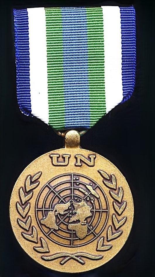 United Nations Medal: UNOMSIL / UNAMISL (United Nations Observer Mission in Sierra Leone 1998-1999 / United Nations Mission in Sierra Leone 1999-)