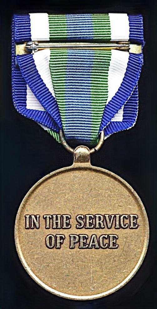 United Nations Medal: UNOMSIL / UNAMISL (United Nations Observer Mission in Sierra Leone 1998-1999 / United Nations Mission in Sierra Leone 1999-) — image 3
