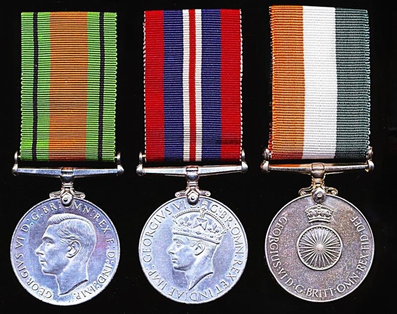 A very scarce British Officer Burma Campaign & Indian Independence Medal group of 5: Captain 'Paddy' Lionel Herbert Keeler, Special List Quartermasters Indian Army late Regimental Quartermaster Sergeant 1st Battalion Wiltshire Regiment — image 3