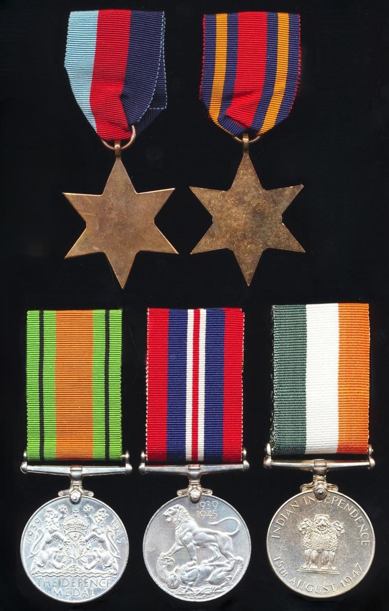 A very scarce British Officer Burma Campaign & Indian Independence Medal group of 5: Captain 'Paddy' Lionel Herbert Keeler, Special List Quartermasters Indian Army late Regimental Quartermaster Sergeant 1st Battalion Wiltshire Regiment — image 4