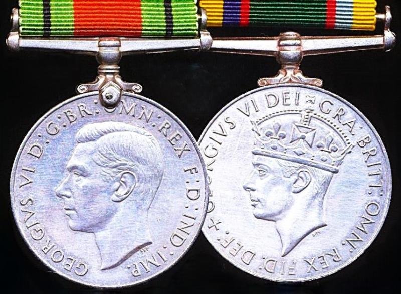 An Officers Second World War 'Home Front' & Cadet Forces long service medal pair: Flying Officer Frederick Beresford Dudley, Royal Air Force Volunteer Reserve (Training Branch) — image 2