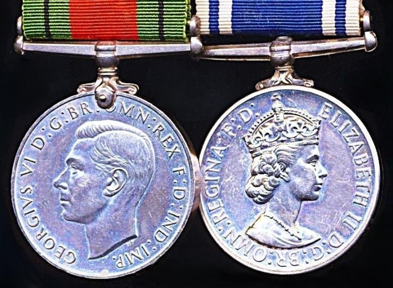 A Metropolitan Police Second World War 'Home Defence' and Police Long service medal pair: Sergeant Frederick Denis Plummer, Metropolitan Police — image 2