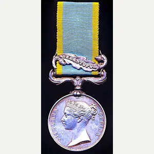 Crimea Medal 1854-56, With clasp 'Sebastopol' (T, Griffiths. 1st Batn. …