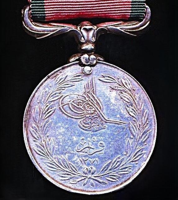 Turkey: Crimea Medal 1855. With 'Sardinia' flag reverse — image 4