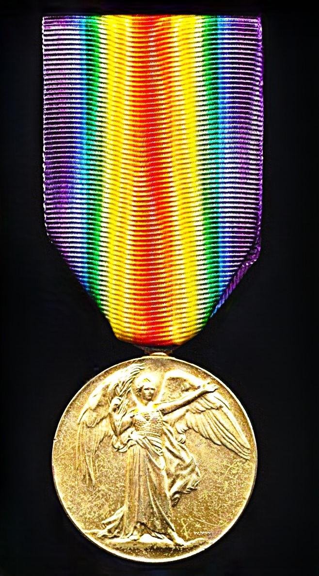 Interallied Victory Medal (29076 Pte. W. Temple. K. O. Sco. Bord.) — image 2