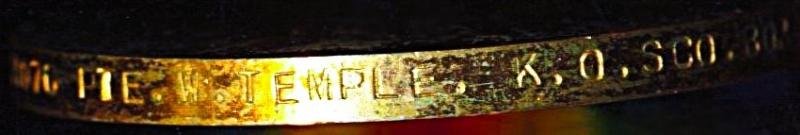 Interallied Victory Medal (29076 Pte. W. Temple. K. O. Sco. Bord.) — image 5