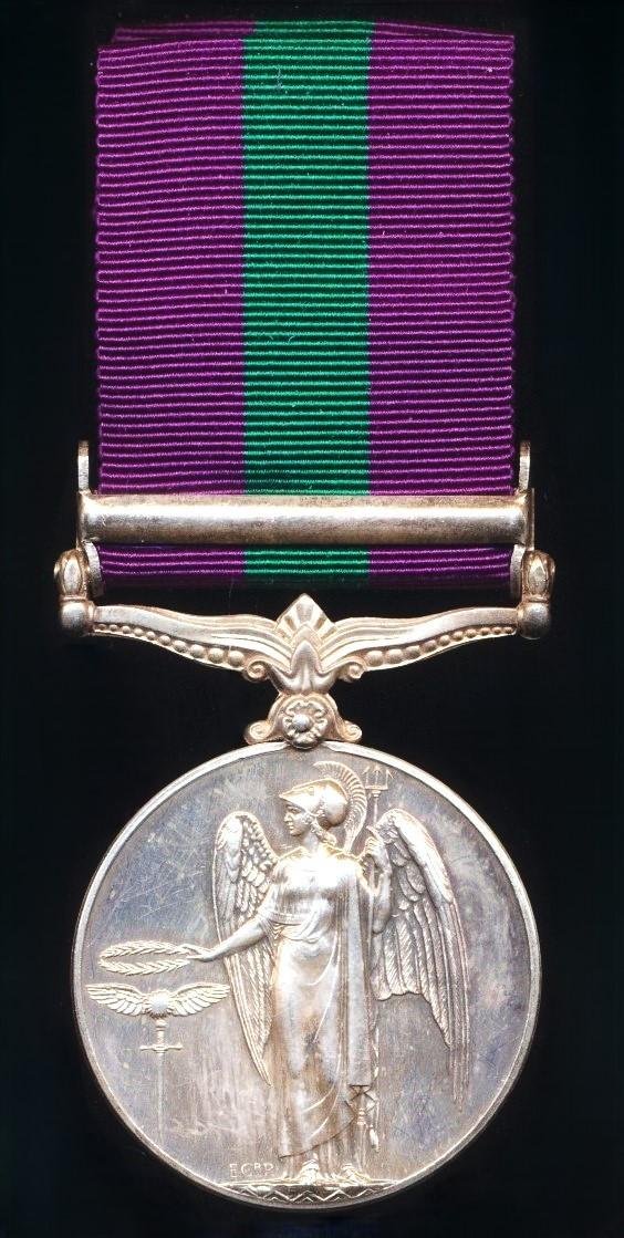 General Service 1918-62, GVI 2nd issue with clasp 'Palestine 1945-48' (41728 Pte. Kimani Kanyuke. E.A.A.S.C.) — image 4