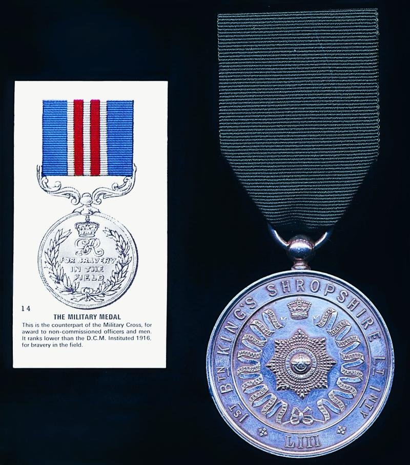 1st Battalion King's Shropshire Light Infantry. Regimental 'Best Shot of Battalion' Medal. Silver (not H/M). Reverse engraved (Lce Sgt J Blud.)
