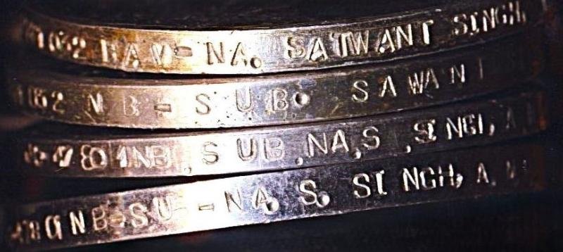 A Scarce Junior Indian Officer's 'Indochina' (Vietnam) overseas service & long service medal group of 4: Naib-Subedar Satwant Singh, Army Medical Corps, Indian Army and late International Commission for Supervision and Control — image 3