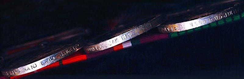 A JAK 'Jawan's' Indo-Pak Wars & Jubilee of Independence and Long Service Medal group of 5: Naik Nand Lal, Jammu & Kashmir Rifles, Indian Army — image 4