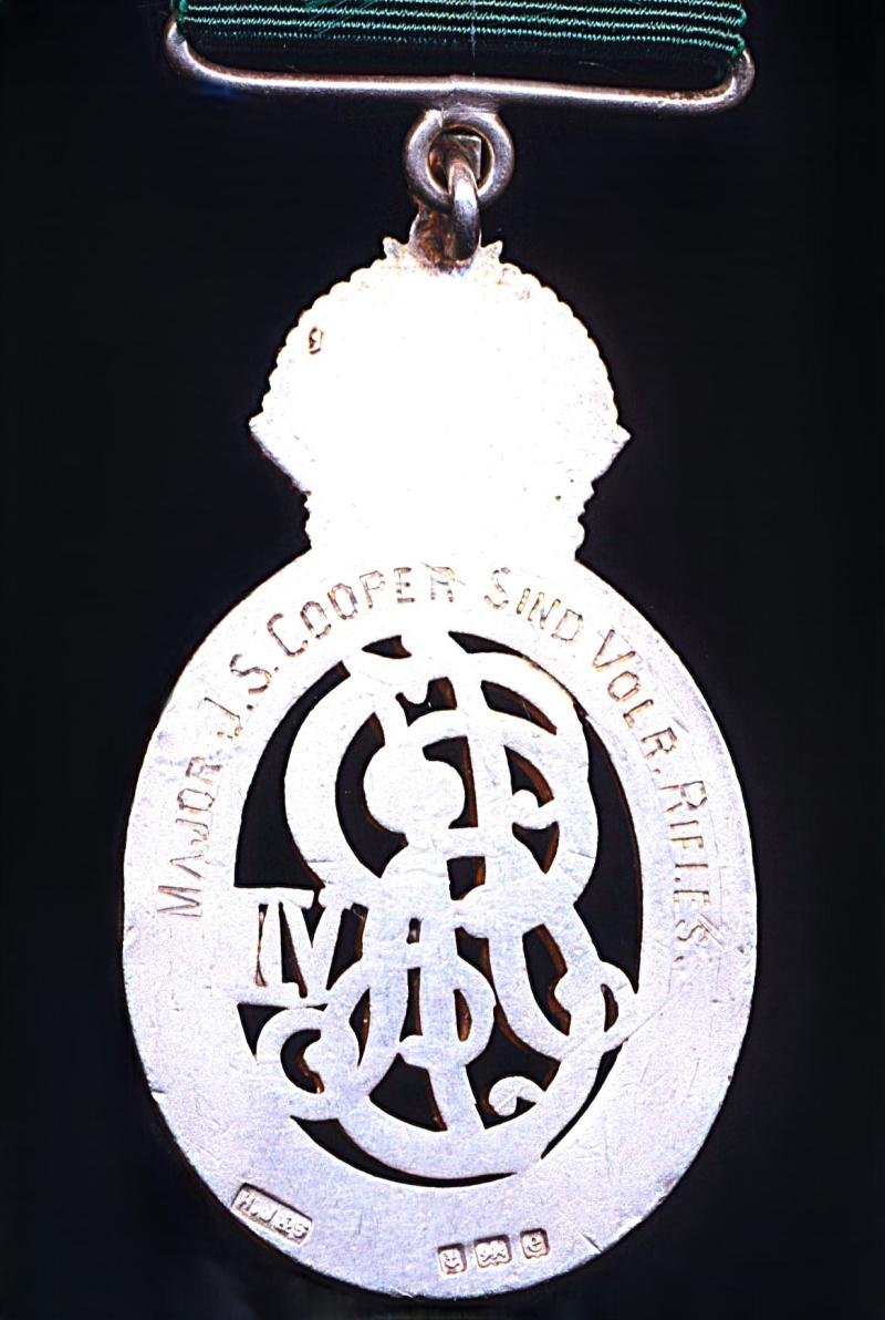 A Scottish 'Merchant' & Officer of the Indian Volunteers Long Service Medal Pair: Lieutenant- Colonel John Stewart Couper, V.D., late Commanding-Officer, Sind Volunteer Rifles — image 4