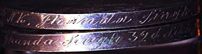 A 'Mountains & Jungles; Indian campaign medal pair: Havildar Jhanda Singh, 32nd Sikh Pioneers, Indian Army — image 5