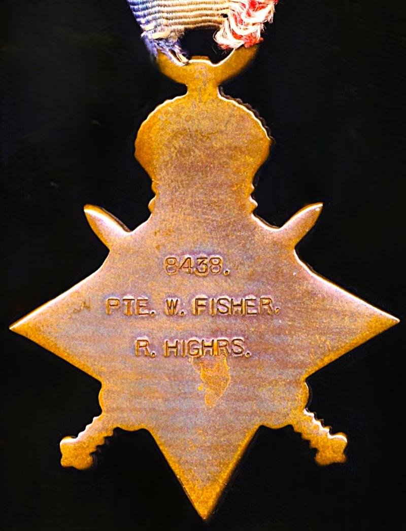 A 'Chilbolton' former Hussar & later Black Watch 'Jock' Killed-in-Action medal group of 3: Private William Fisher, 1st Battalion Royal Highlanders (Black Watch) — image 4
