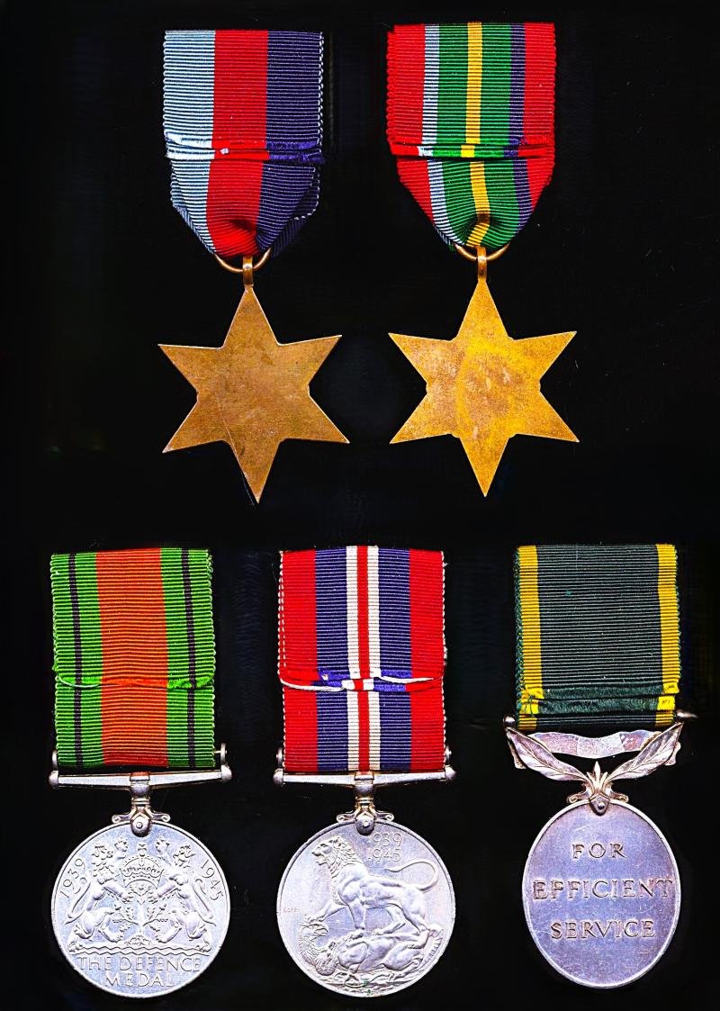 A confirmed High-Risk-Stakes Far East Prisoner of War, 'Saboteur' & veteran of the Battle of Hong Kong campaign & long service medal group of 5: Private Alfred Stanley Pugh, 1st Battalion Middlesex Regiment — image 2