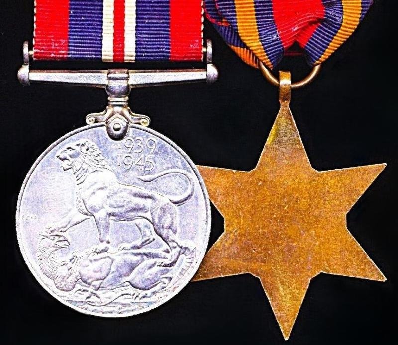 An un-named and un-attributed Second World War 'Burma Campaign' medal pair — image 4