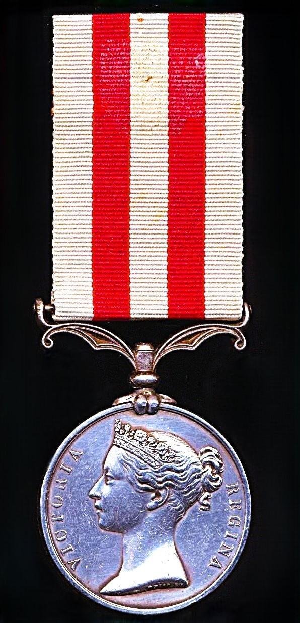 Indian Mutiny Medal 1857-58. No clasp (Charles. Russell, 3rd Bombay Eurpn. Regt.) — image 3