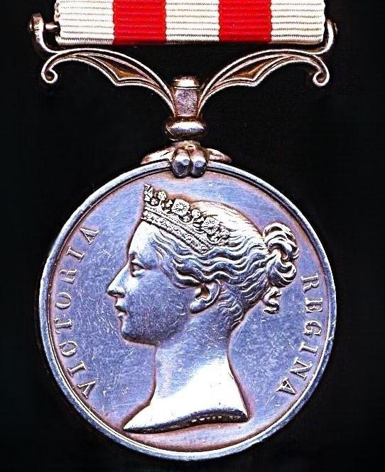 Indian Mutiny Medal 1857-58. No clasp (Charles. Russell, 3rd Bombay Eurpn. Regt.) — image 4