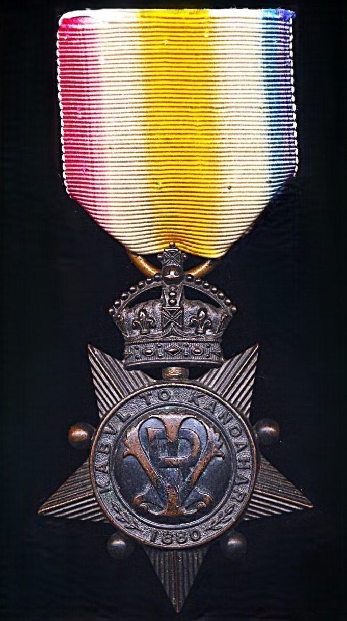 Kabul to Kandahar Star (1379 Sergt. J. Chrismas 9th. Lancers) — image 2