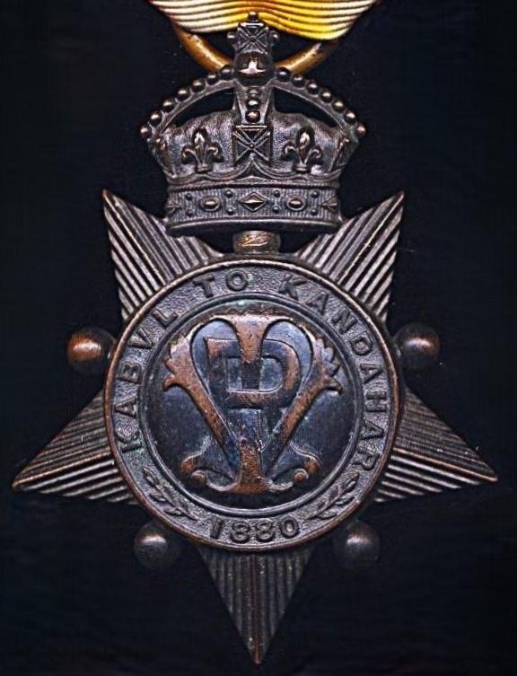 Kabul to Kandahar Star (1379 Sergt. J. Chrismas 9th. Lancers) — image 3