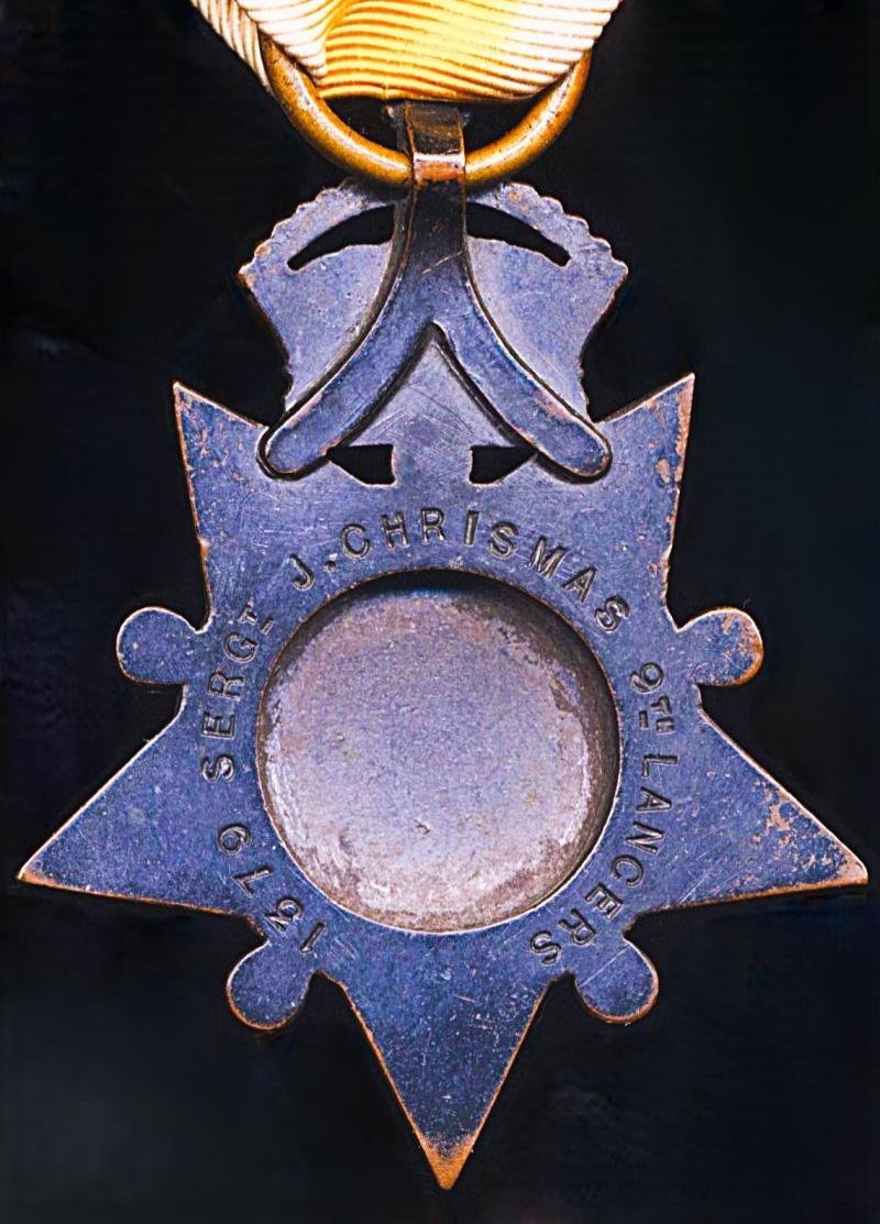 Kabul to Kandahar Star (1379 Sergt. J. Chrismas 9th. Lancers) — image 5