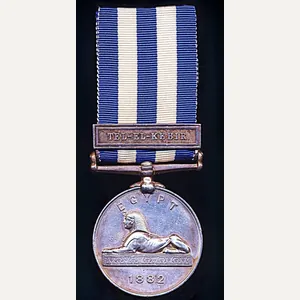 Egypt & Sudan Medal 1882-1888. With clasp 'Tel-el-Kebir' (1028 Pte. …