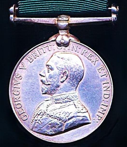 Volunteer Force Long Service Medal (India & Colonies. GV issue (Serjeant C. M. Mackay-Jameson. A.V. Lt. Horse) — image 2