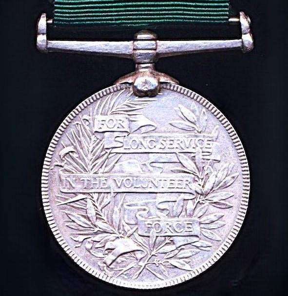 Volunteer Long Service Medal (India & Colonies). Victorian issue (Sergt H. J. Collins. E.I.Ry: Vol: Rifles) — image 4