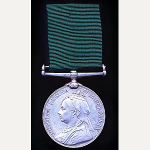 Volunteer Long Service Medal (India & Colonies). Victorian issue (Sergt …