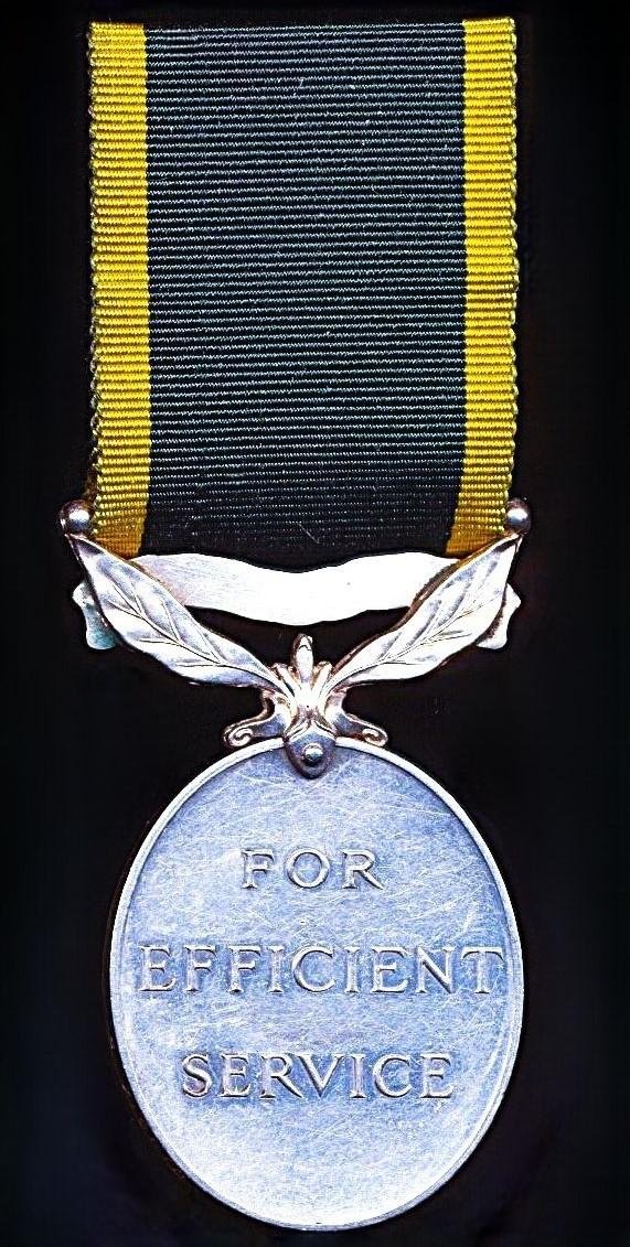 Efficiency Medal. GV issue with 'Territorial' bar (6195821 Pte. F.T. Cane. 8-Midd'x. R.) — image 3