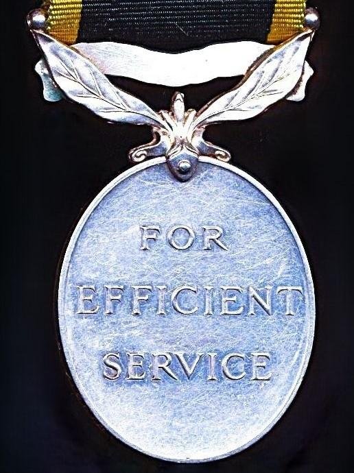 Efficiency Medal. GV issue with 'Territorial' bar (6195821 Pte. F.T. Cane. 8-Midd'x. R.) — image 4