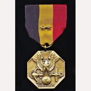 United States: Navy and Marine Corps Medal. With 2 x …