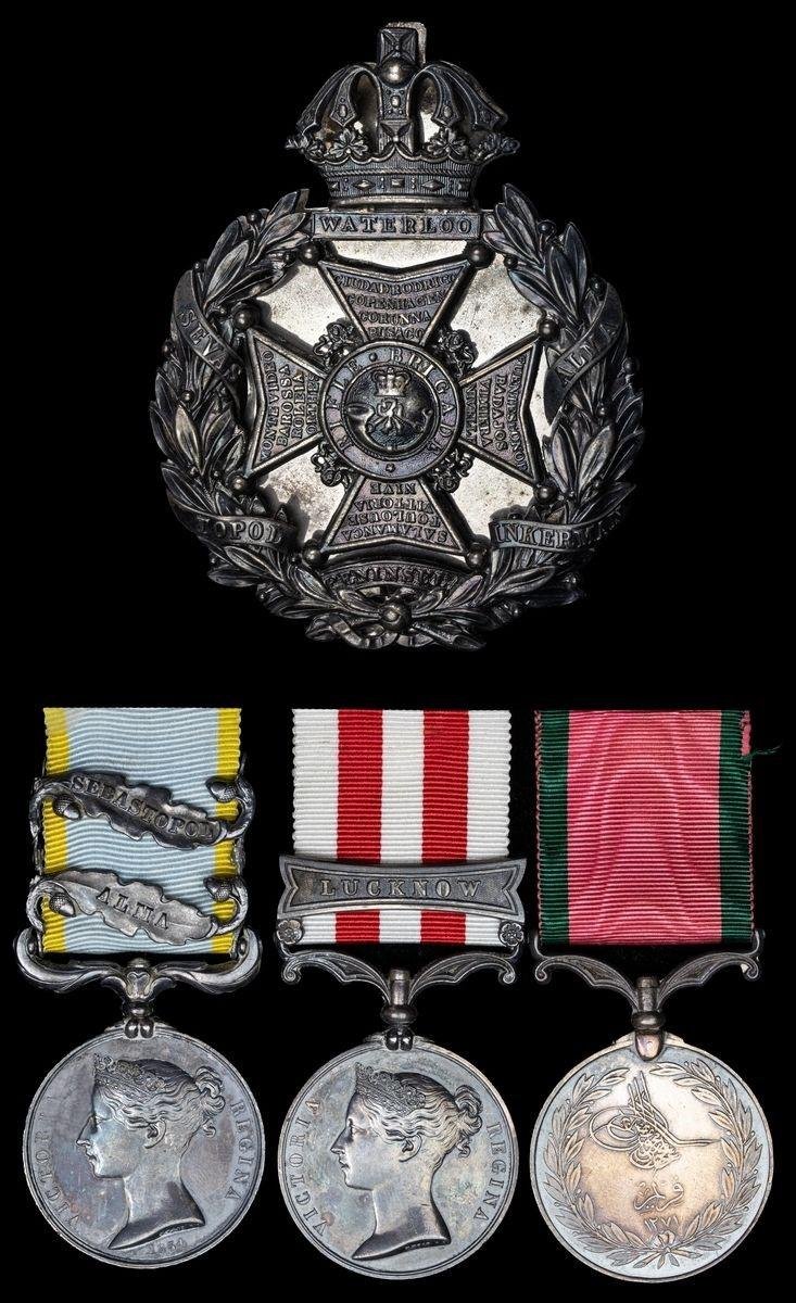 Rifle Brigade Victorian Officer's HM silver (not hallmarked) Shoulder Belt Plate (Pouch Belt Badge), circa 1856-1858 — image 5